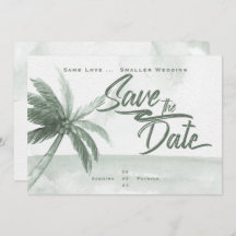 Mismo amor Boda menor Monocromatic Sage Beach