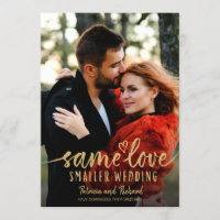 Mismo amor lindo corazón Boda de tamaño reducido f