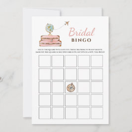 Invitación Miss a la Sra. Bridal Shower Bingo