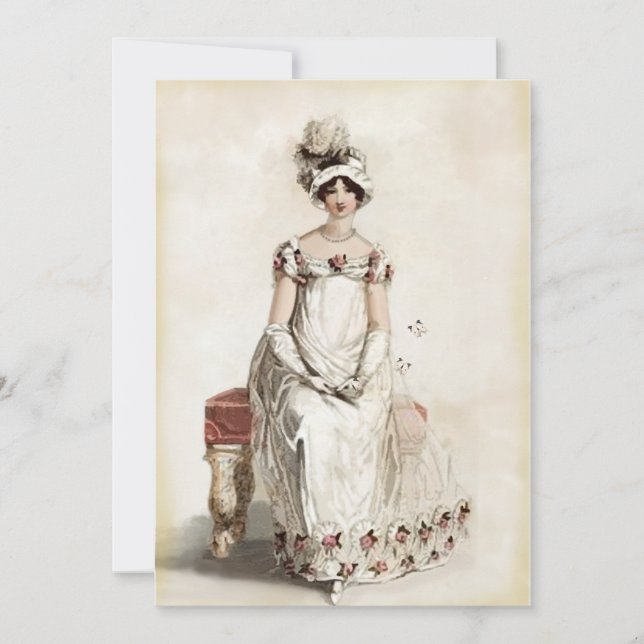 Invitación "Miss Bennet" (Anverso)