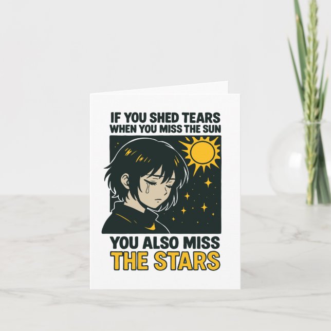 Invitación Miss the stars (Anverso)