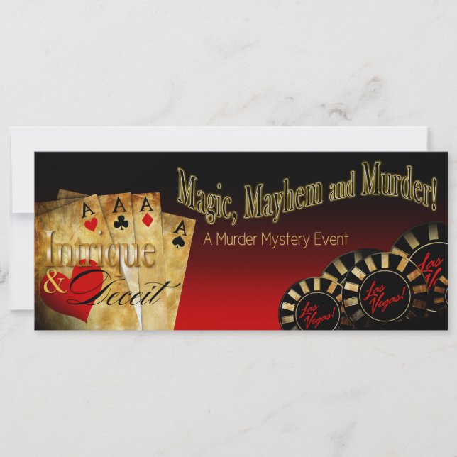 Invitación Misterio METALLIC ICE Las Vegas Deluxe FZ (Anverso)