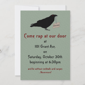 Invitación misteriosa del fiesta de Halloween del