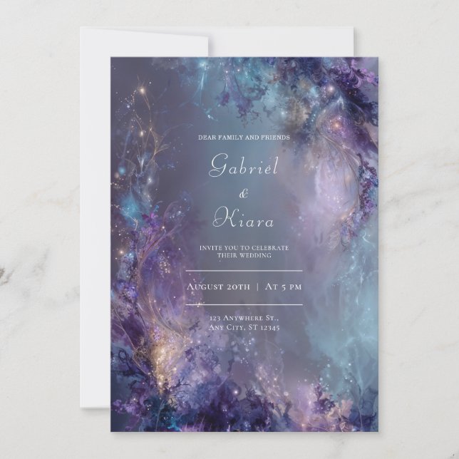 Invitación mística a la boda del crepúsculo (Anverso)