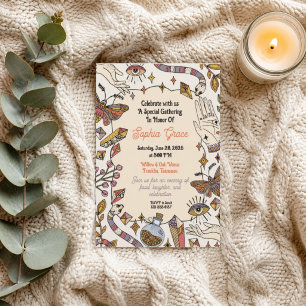 Invitación Mística Boho Celestial
