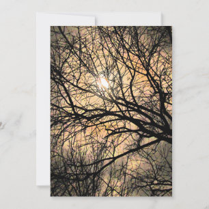 Invitación mística de Halloween en la Luna