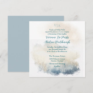 Invitación Misty Morning Meadow 2 Boda