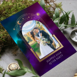 Invitación Mítico Feliz Desde La Recepción De La Boda