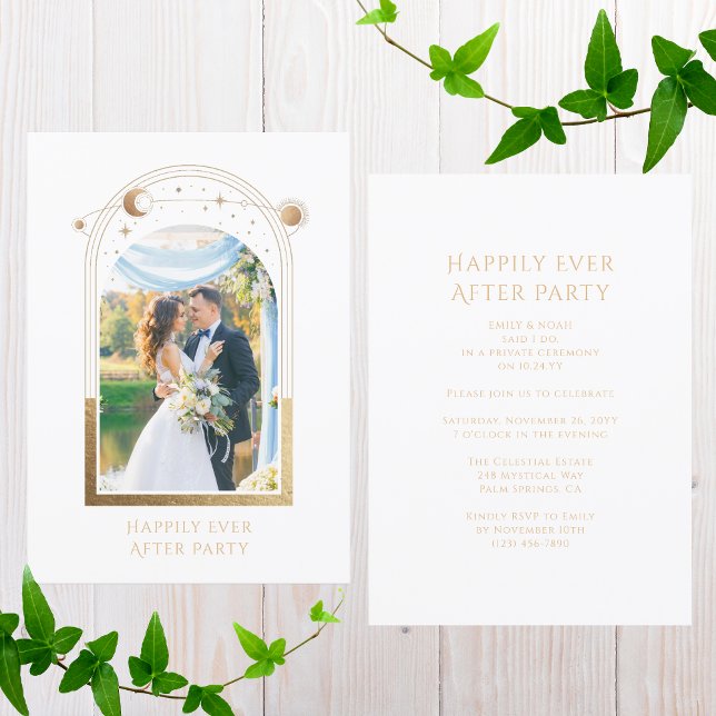 Invitación Mítico Feliz Desde La Recepción De La Boda (Subido por el creador)