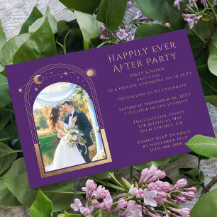 Invitación Mítico Feliz Desde La Recepción De La Boda