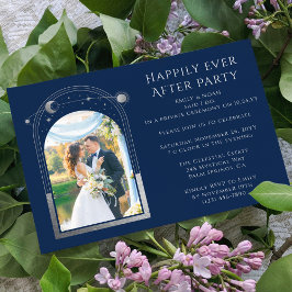 Invitación Mítico Feliz Desde La Recepción De La Boda