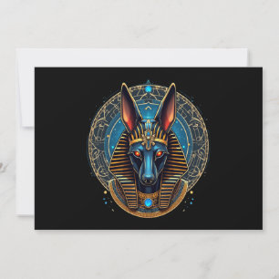 Invitación Mitología egipcia de Dios Anubis