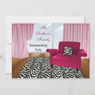 Invitación Mobiliario moderno y acogedor Fiesta