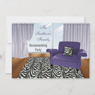 Invitación Mobiliario moderno y acogedor Fiesta