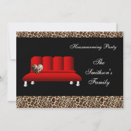 Invitación Mobiliario moderno y acogedor Fiesta