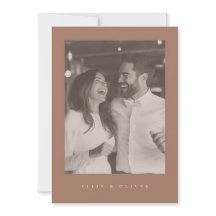 Mocha Mousse Boho Foto Boda moderno