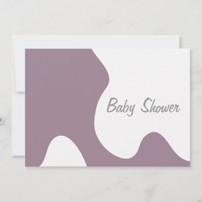 Invitación Mod Baby Shower (Anverso)