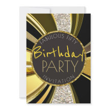 Mod Deco Fabulous 50 Birthday Stylish Glam Fiesta
