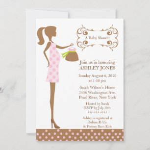 Invitación Mod Mom Baby Shower