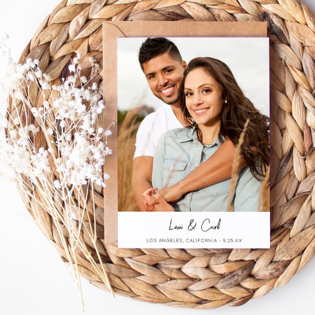 Invitación MOD Para Foto Vertical Guardar la fecha (Subido por el creador)