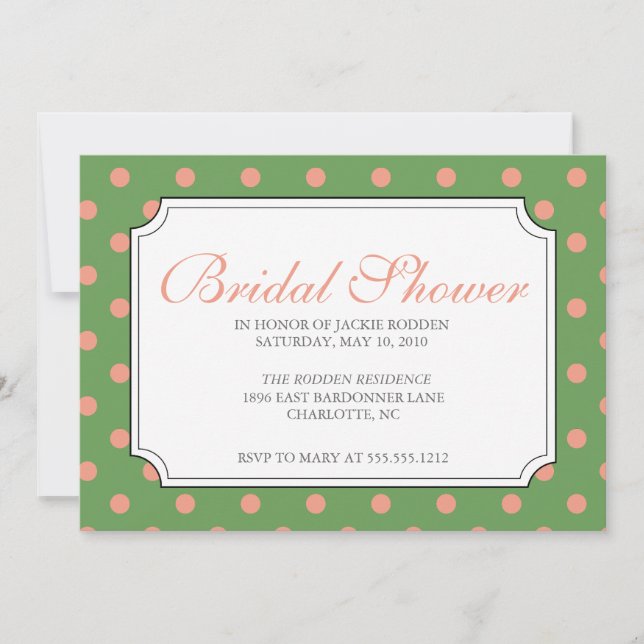 Invitación {mod squad} ducha de novia (Anverso)