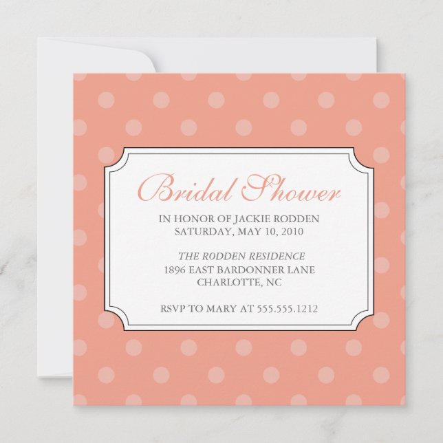 Invitación {mod squad} ducha de novia (Anverso)