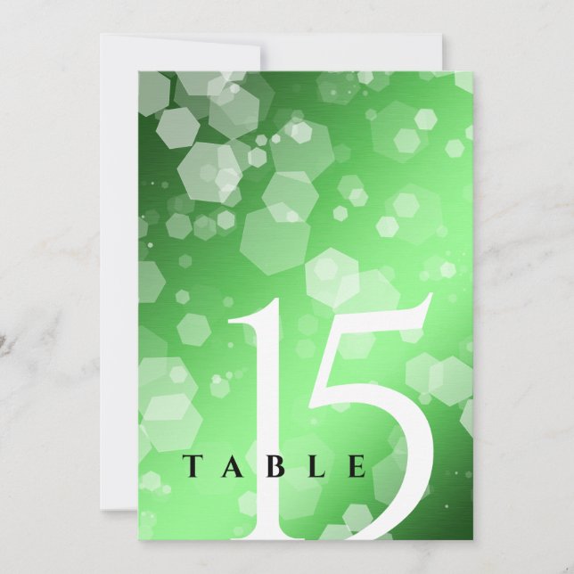 Invitación Moda 20.º 38.º 55º aniversario de Boda Esmeralda (Anverso)