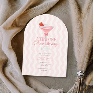 Invitación Moda a tini un chica ducha de bebé