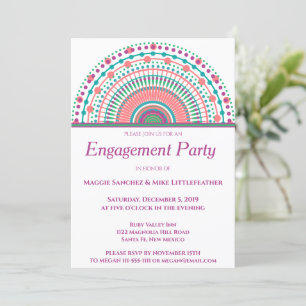 Invitación Moda al suroeste de Mandala