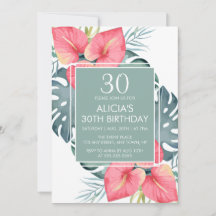 Moda Anturio Tropical y Cumpleaños de Monstera