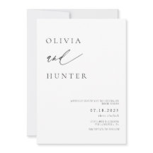 Moda Boda blanco y negro moderno