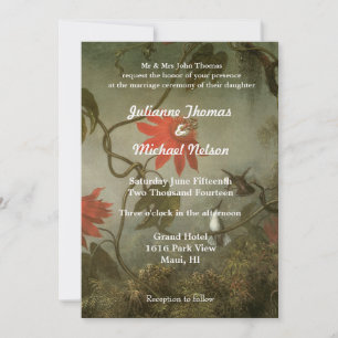 Invitación Moda Boda de Hummingbirds