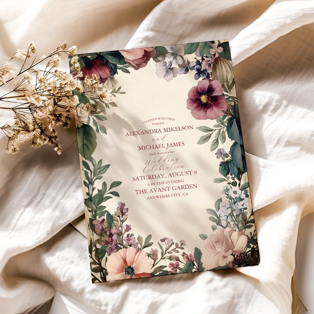Invitación Moda Boda Real Floral de Victoria (Subido por el creador)