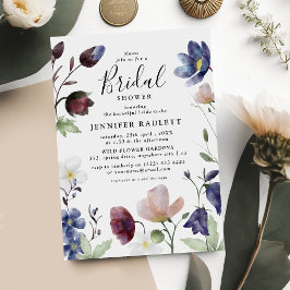 Invitación Moda Boho Wildflowers Boda Bridal Shower