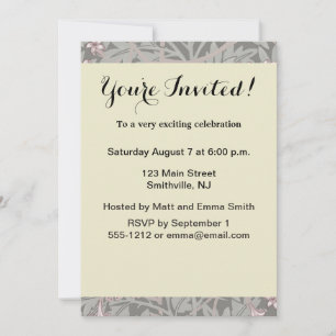 Invitación Moda de boda antigua hombre mujer 1823