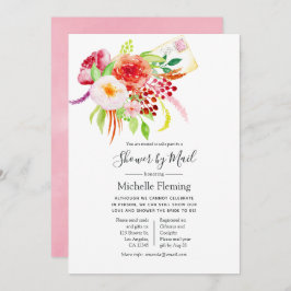 Invitación Moda de cosecha antigua Rústica o ducha de novia p