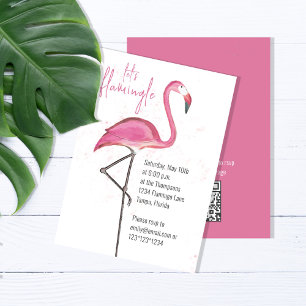 Invitación Moda de cumpleaños Bonito de color agua dulce Flam
