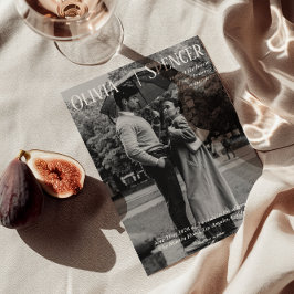 Invitación Moda de época Boda de dinero antiguo romántico