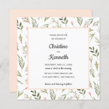 Moda de flores silvestres rosadas frescas boda bot