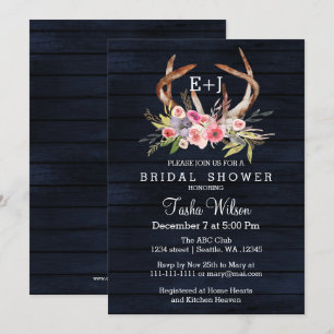 Invitación Moda de novias en el país de los soldados que flor