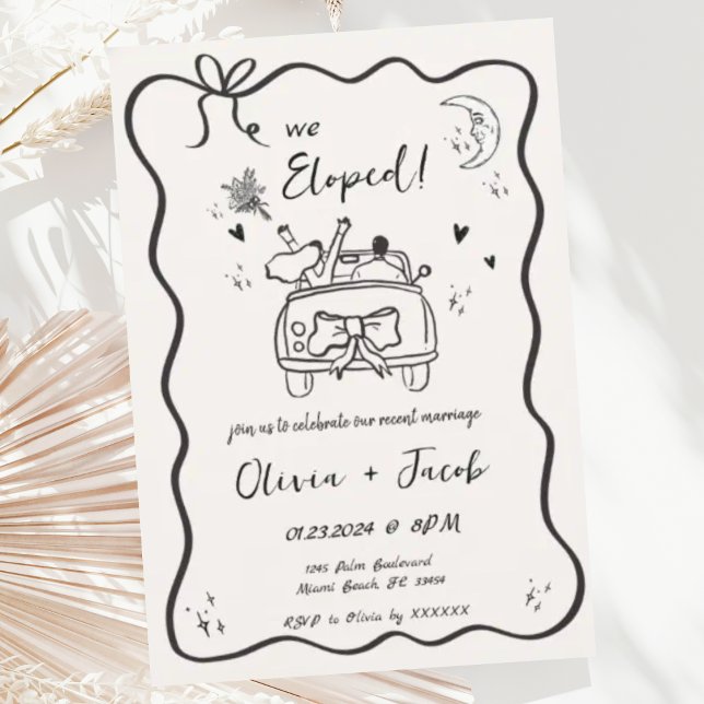 Invitación Moda De Onda De Moda De Moda De Moda, Nos Echamos  (Subido por el creador)