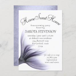 Invitación Moda de Sirena | Calentamiento de viviendas púrpur