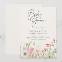 Moda de Wildflower Boho Baby Shower