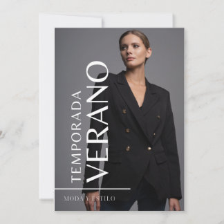 Invitación Moda diseño