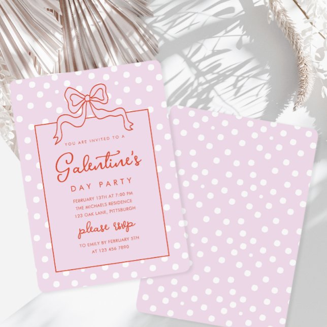 Invitación Moda dobla al Fiesta del Día del Punto Polka Galen (Subido por el creador)