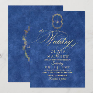 Invitación Moda Dusty Blue Boda