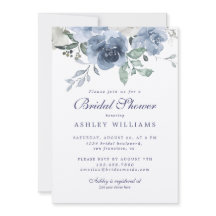 Moda Dusty Blue Rosa Marina Blue Bridal Shower