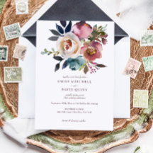 Moda elegante Rosa romántico Boda