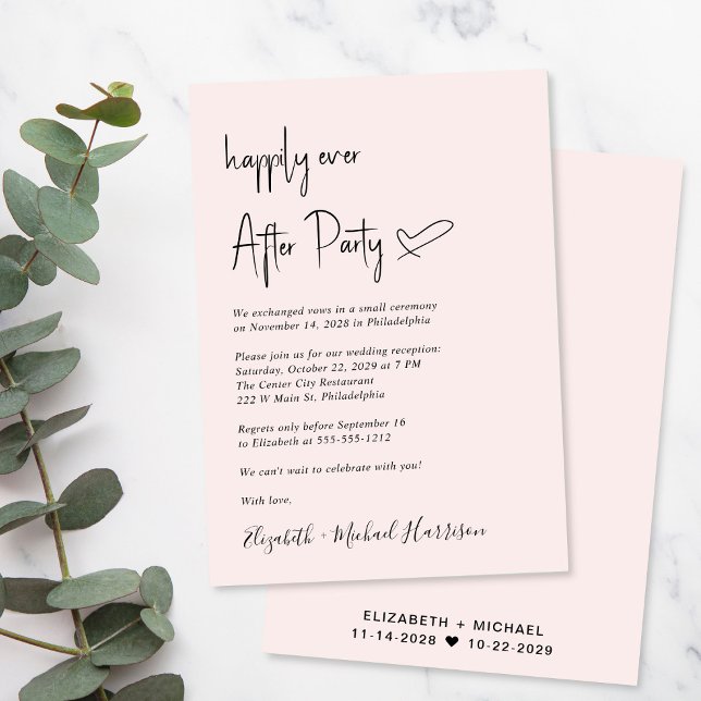 Invitación Moda Feliz Desde La Recepción De La Boda Rosa (Subido por el creador)