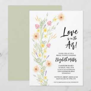 Invitación Moda Floral Bridal Shower